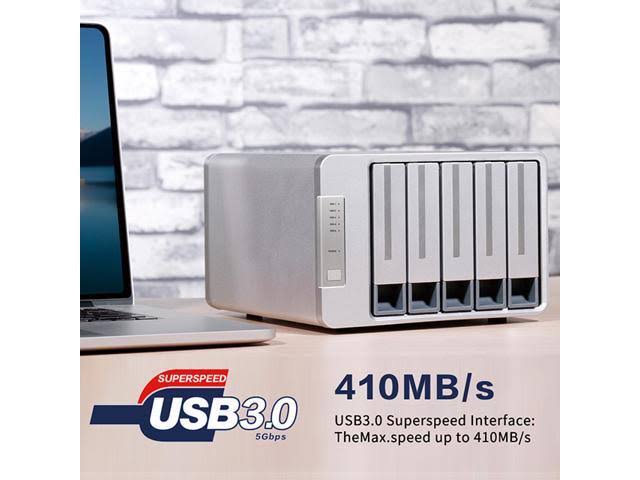 5-Bay USB3.0 Type C Raid Enclosure H477275