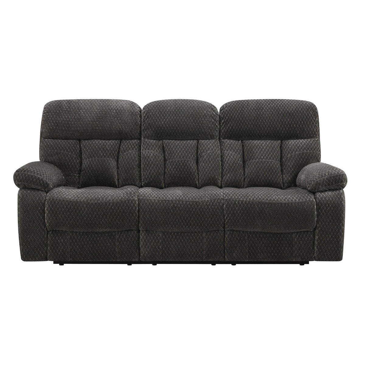 Dark Gray Powered Dual Recliner Sofa S81196