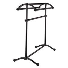 Satin Nickel Pedestal Towel Rack N2296