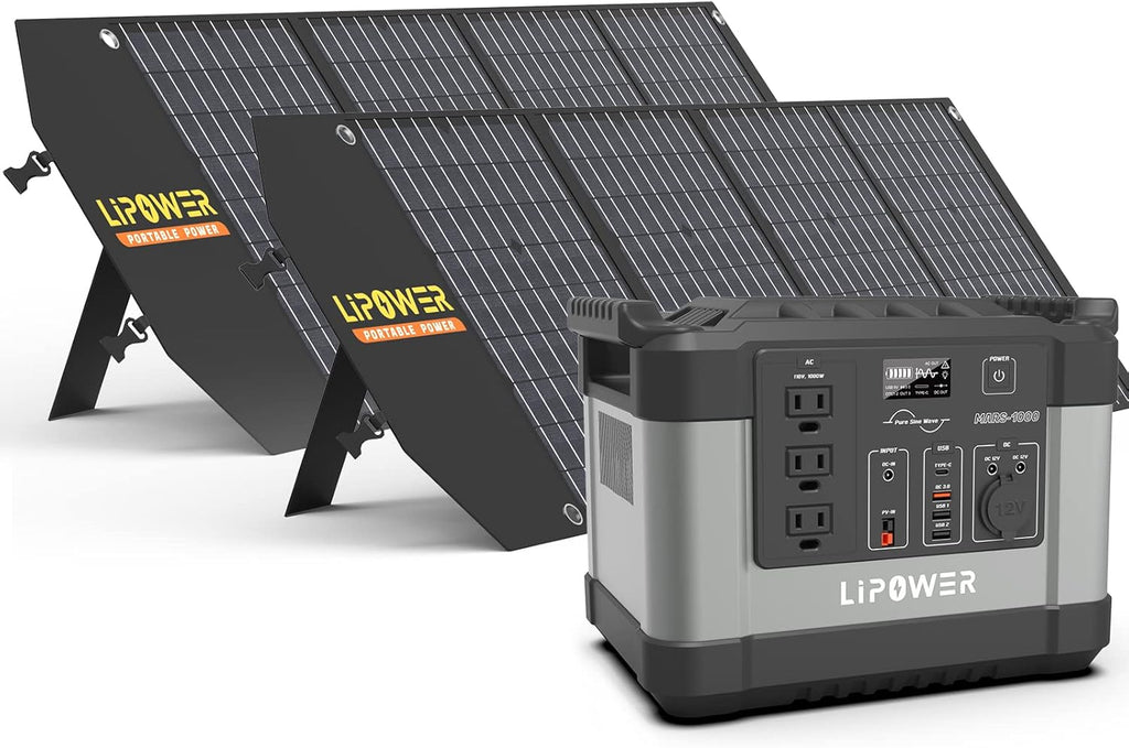 1000W Portable Power Station with 3 AC Outlets H458