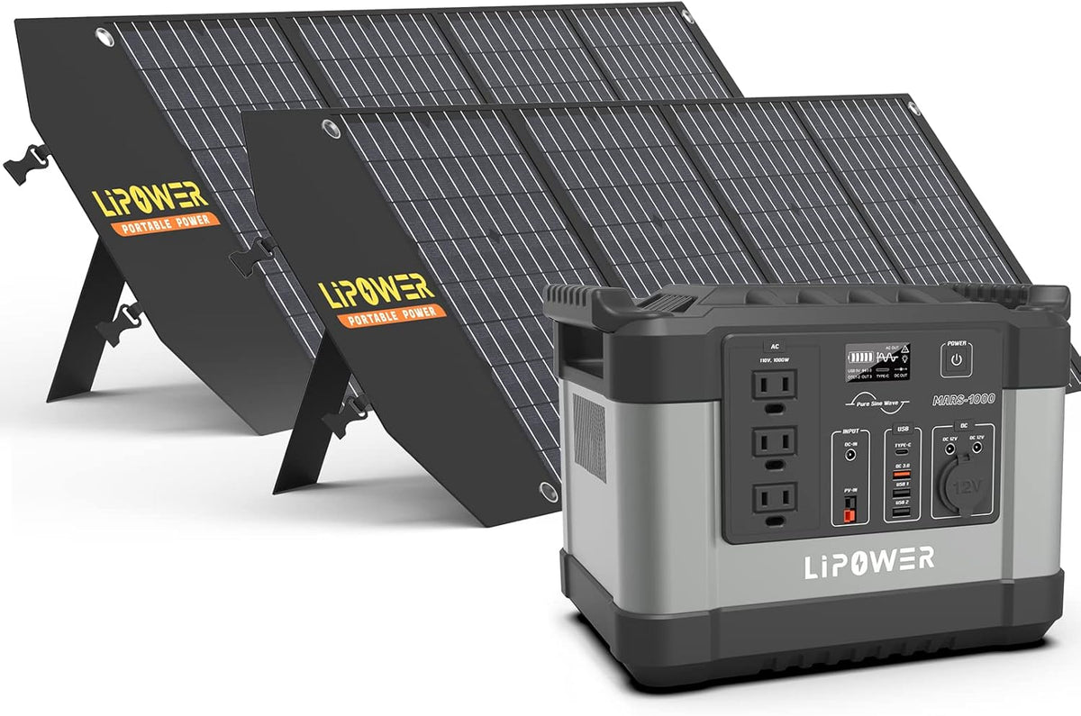 1000W Portable Power Station with 3 AC Outlets H458