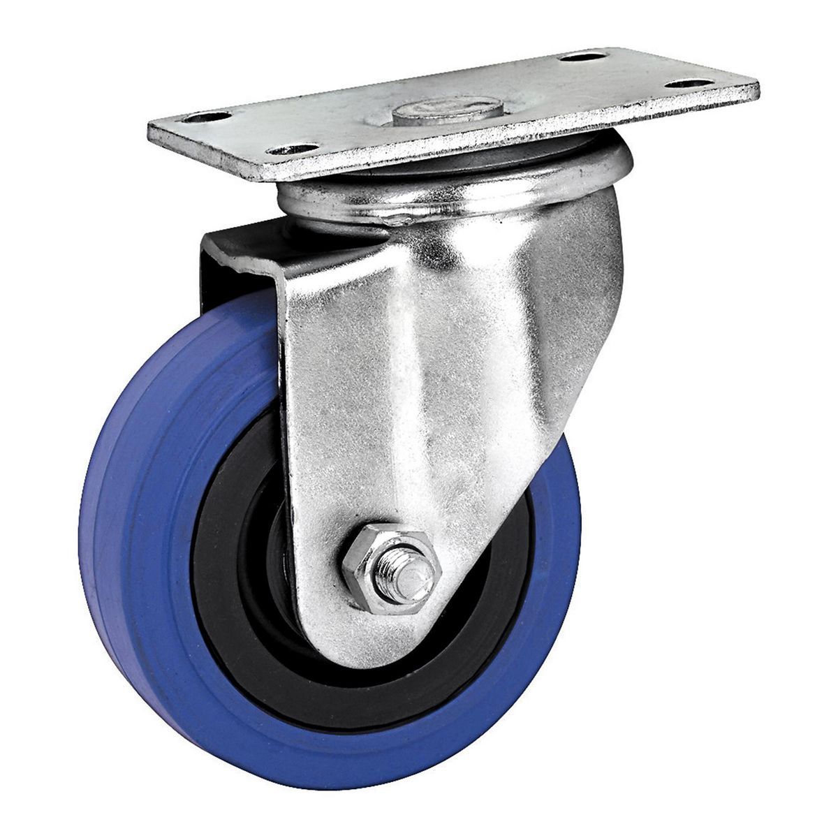 3-1/2 in. Rubber Swivel Caster I4287