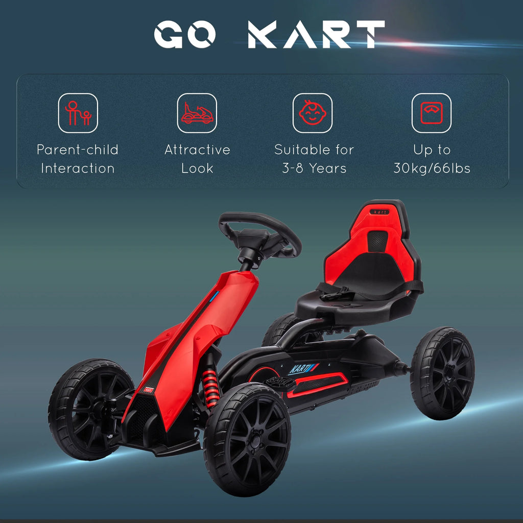 Kids Pedal Go Kart with Adjustable Seat R53109