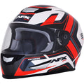 Pearl White/Red Recurve Helmet F366
