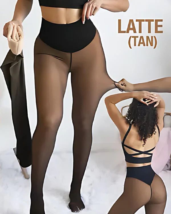 Compression Fleece Lined Tights O876