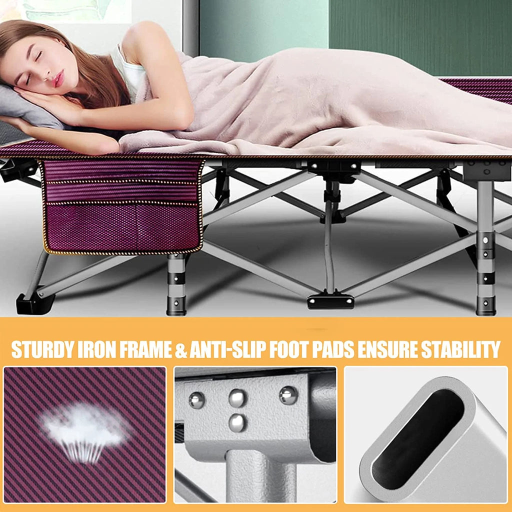Folding Bed with Mattress and Carrying Bag T7664