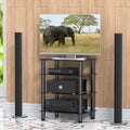 4-tier Glass Media TV Stand W356