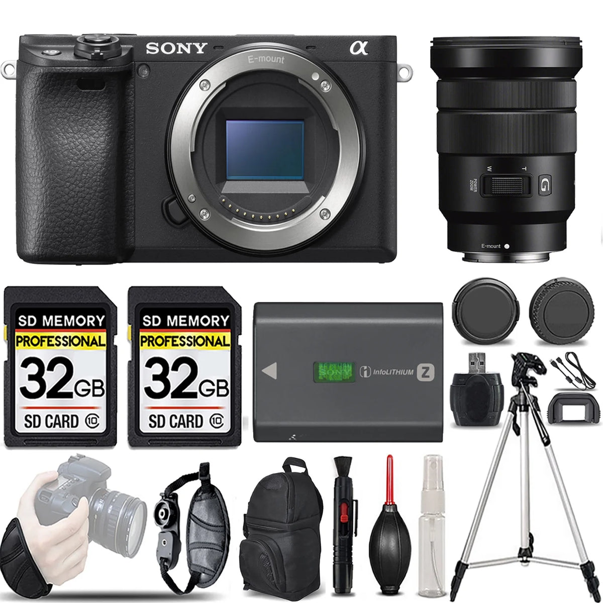 Sony a6400 Mirrorless Camera with 18-105mm f/4 G OSS Lens L32965