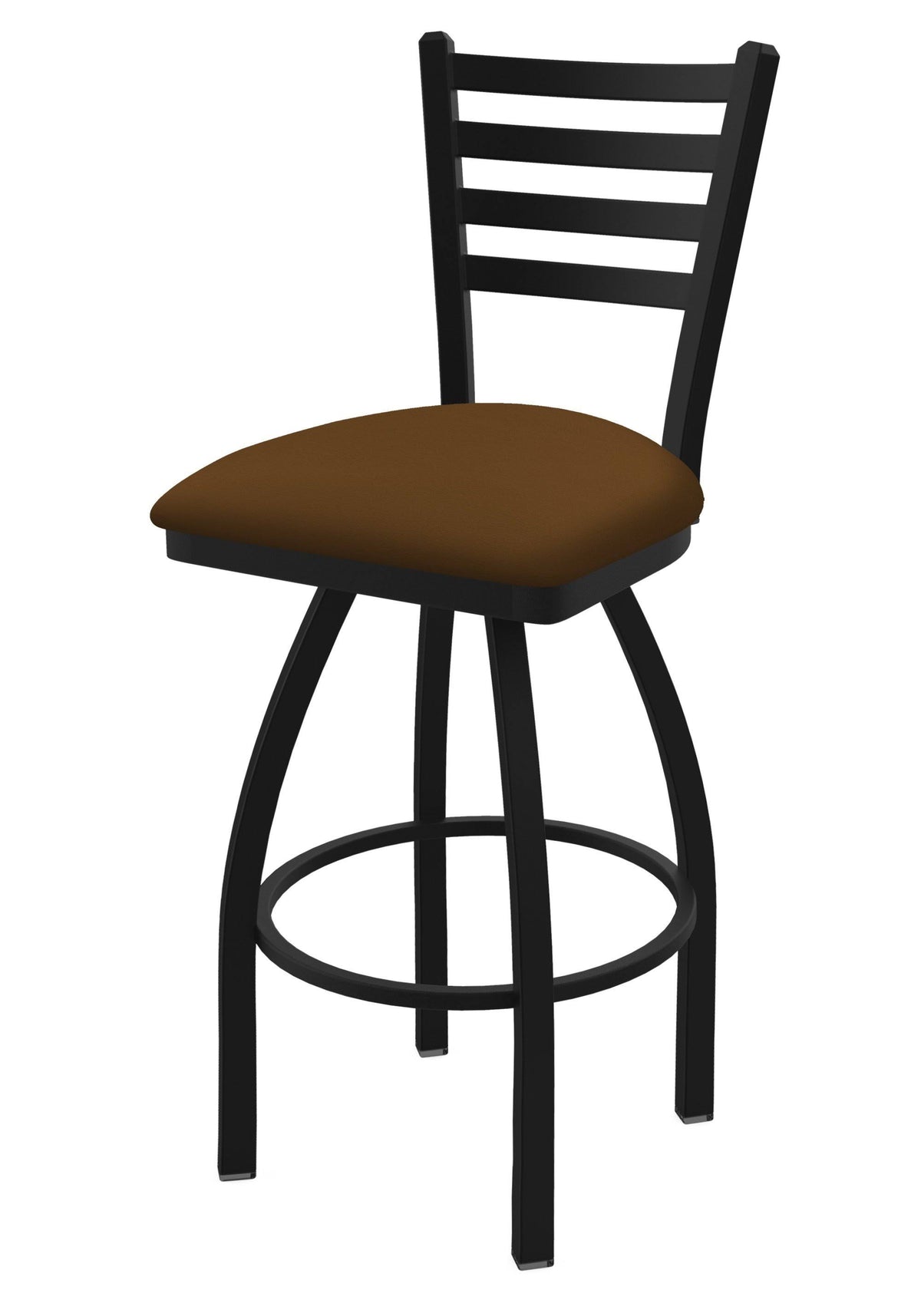 Swivel Bar Stool with Anodized Nickel Finish L16010