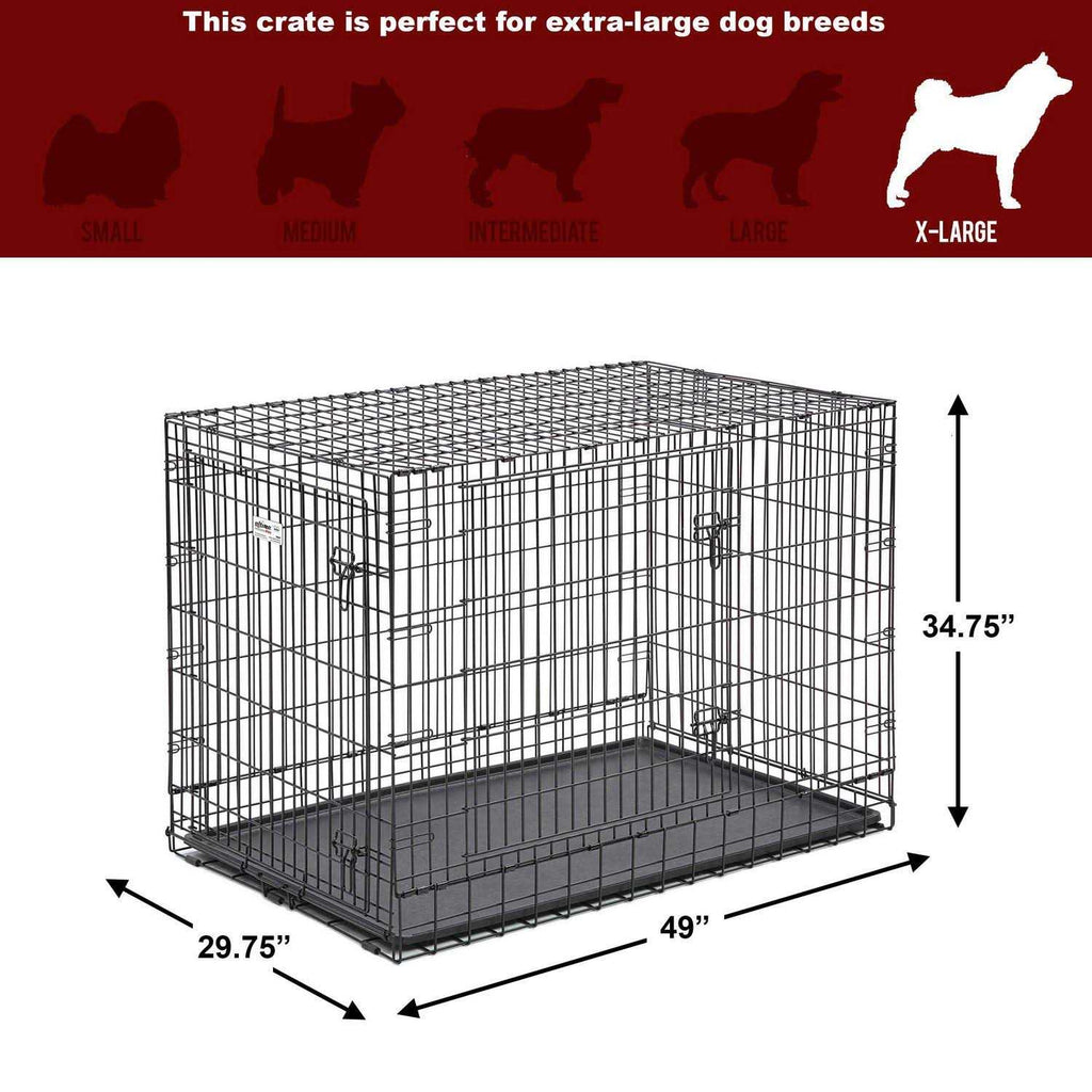 Double Door Dog Crate V786