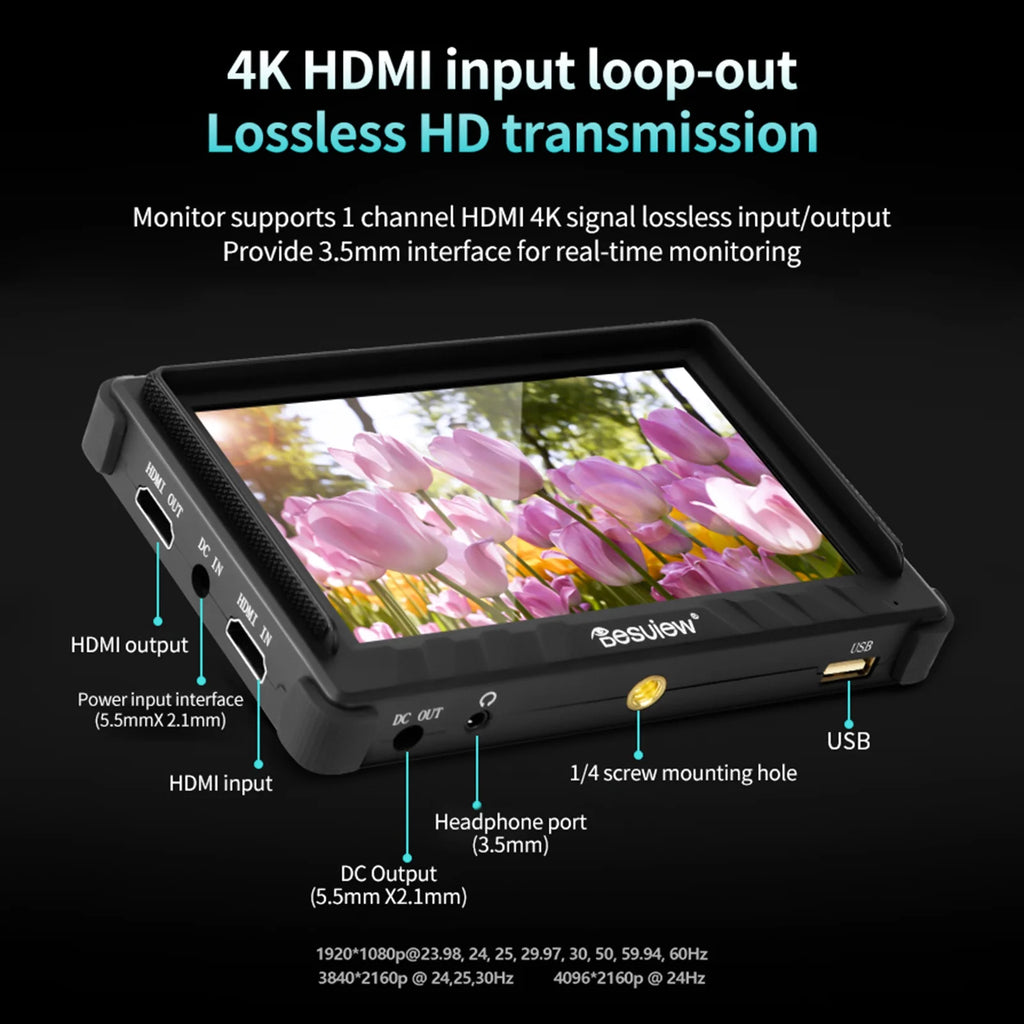 5.5 Inch Compact Field Monitor with Sunshade C484269