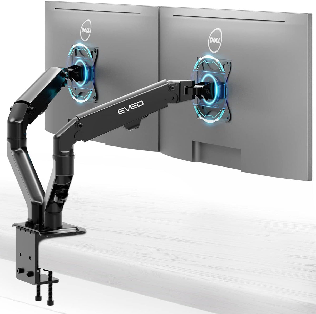 Dual Monitor Arm Desk Mount for 17-27", VESA 75x75mm/100x100mm, Pack of 2 F713715
