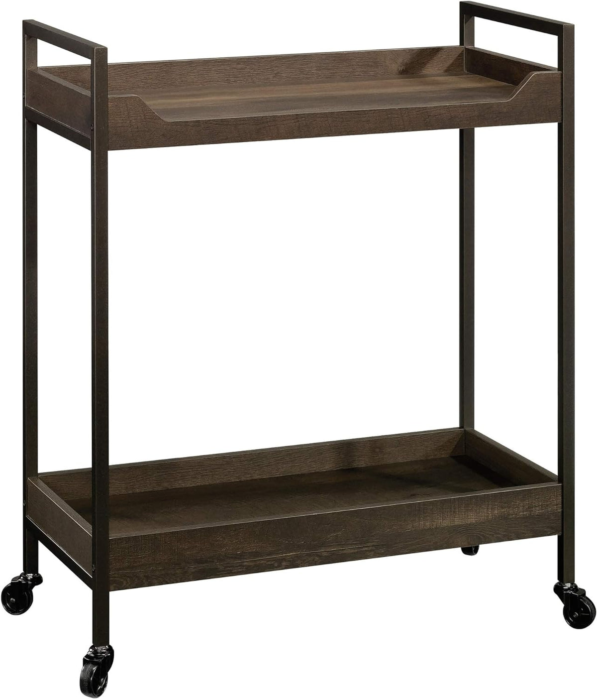 Cart, L: 32.76 x W: 17.28 x H: 36.02, Charter Oak finish Z46585