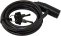Security Cable Lock with 2 Keys, Braided Steel, 6 Feet O194
