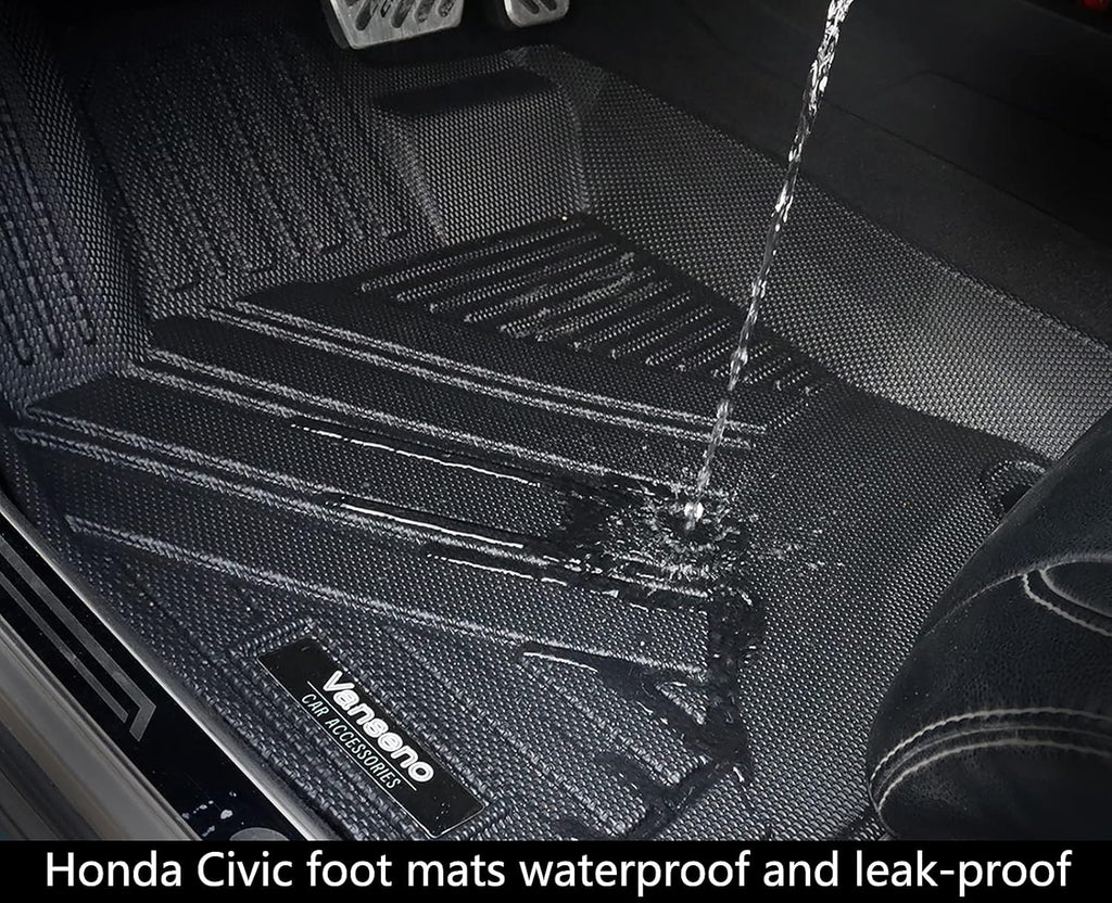 Black All-Weather Car Floor Mats & Cargo Trunk Liners Set M495903