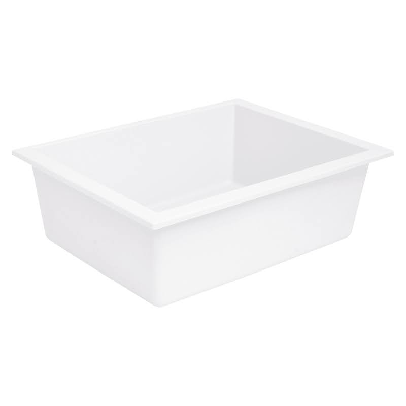 White Granite Composite Undermount Kitchen Sink A250