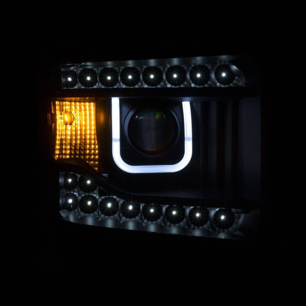 Projector Headlights with U-Bar Black K25823
