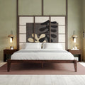 Queen Solid Wood Platform Bed Frame H79806