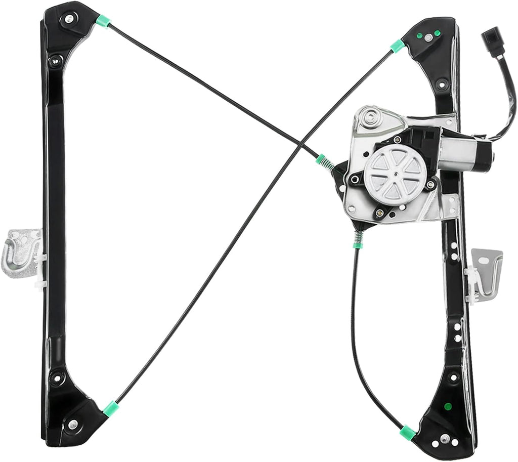 Power Window Regulator with Motor Front Driver Side 4-Door Pack of 2 Y96736