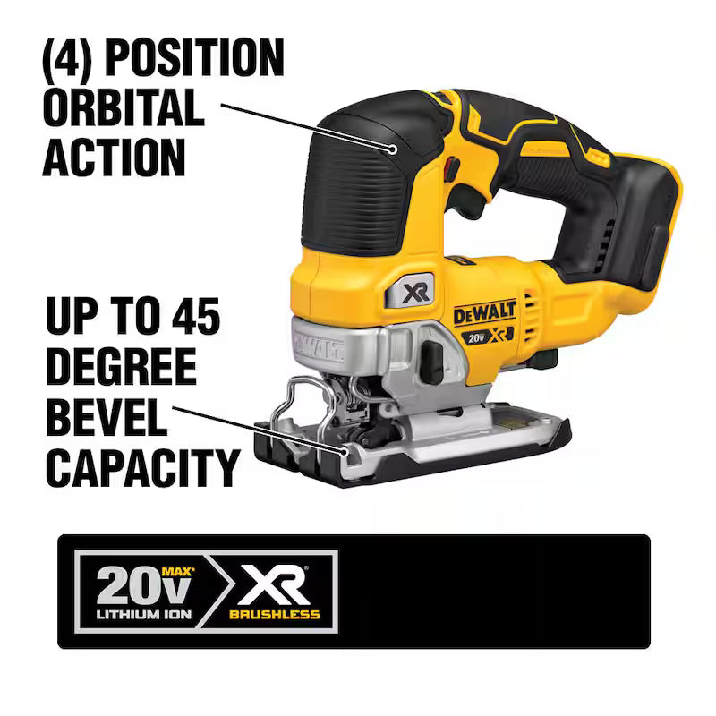 Cordless Brushless Jigsaw with 6.0Ah, 4.0Ah and 2.0Ah Batteries M6476