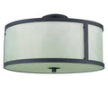 Oil Rubbed Bronze 2 Light Semi Flush Mount N982