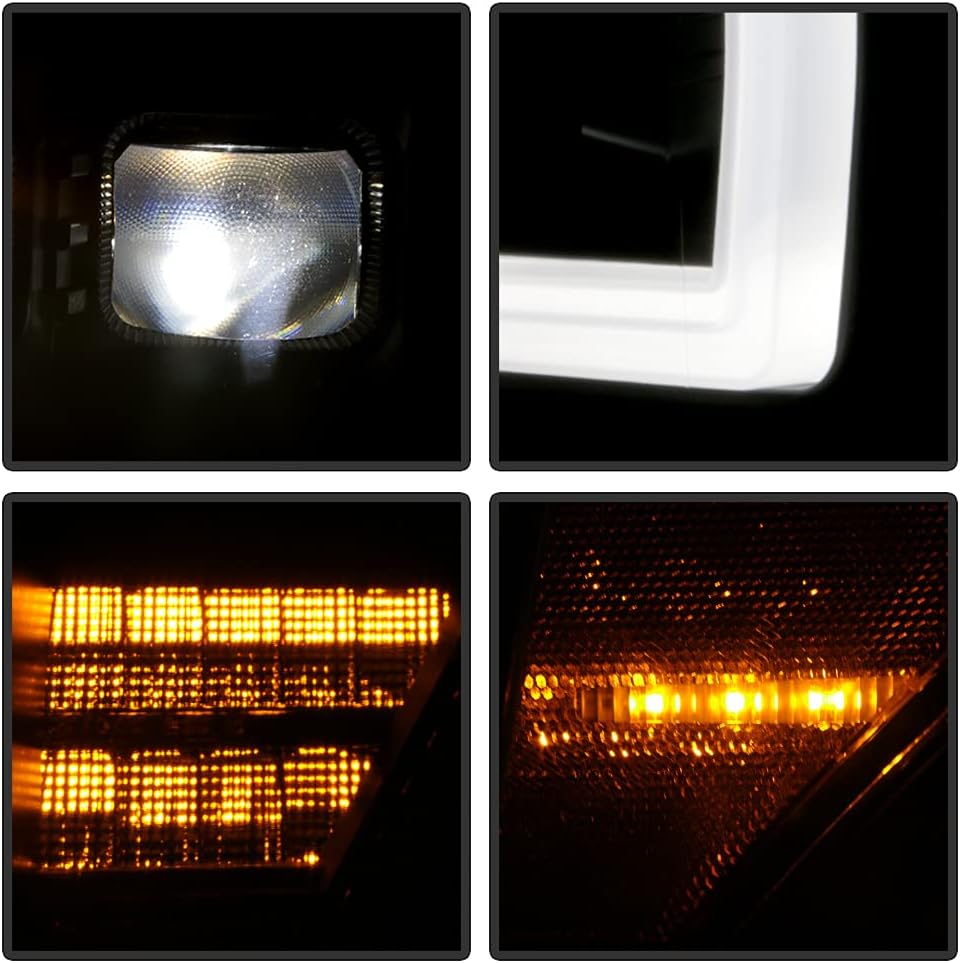 Pair of Full LED Projector Headlights for Ford F 150 Pickup U92403