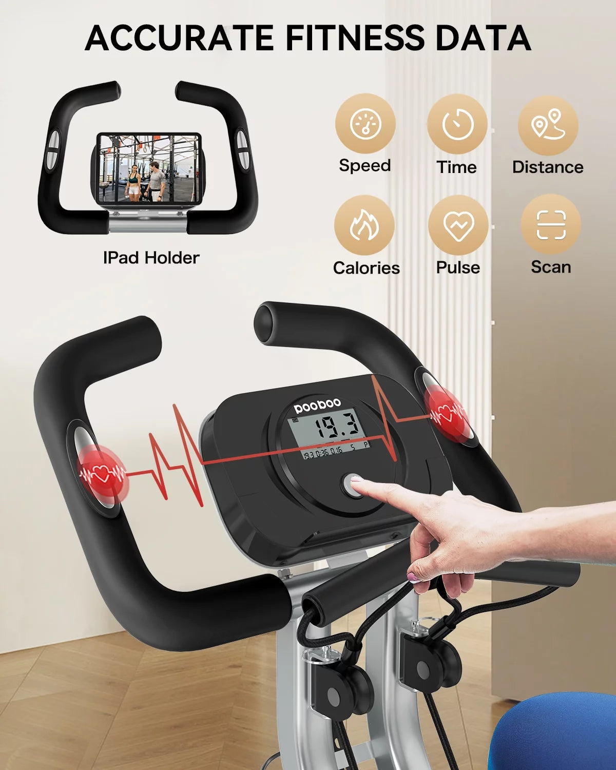 Foldable Magnetic Exercise Bike L55835