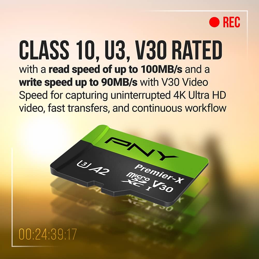 512GB Class 10 U3 V30 microSDXC Flash Memory Card H155