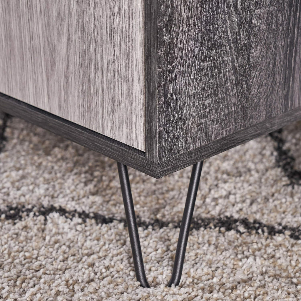 Grey Oak Cabinet O33026