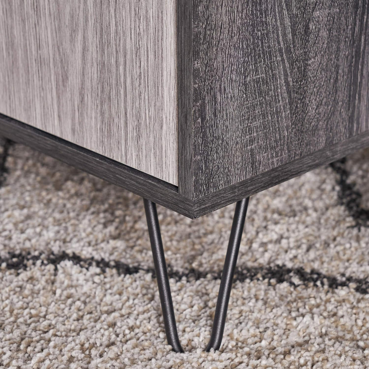 Grey Oak Cabinet O33026