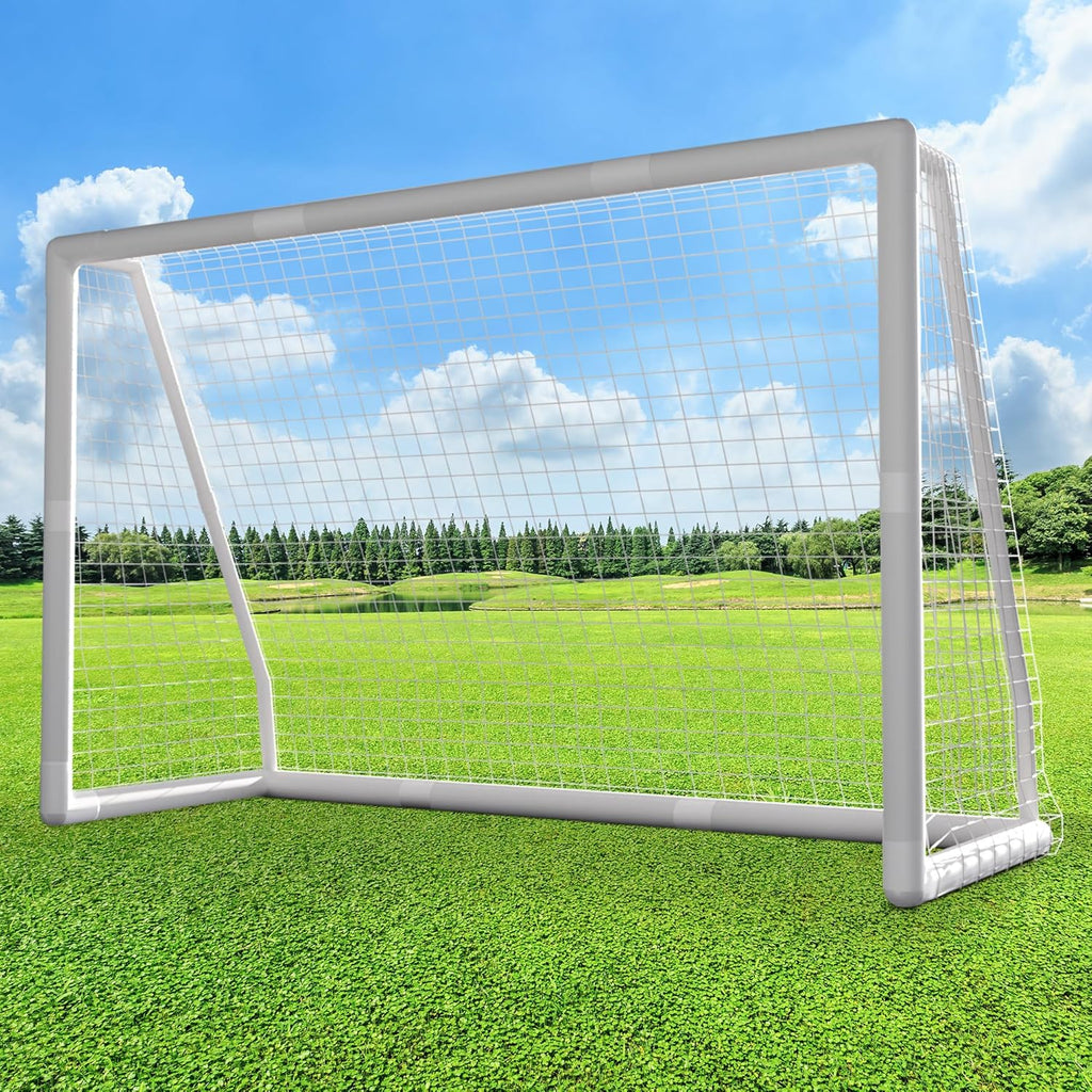 8x5ft Weatherproof PVC Soccer Goal with Carry Bag T870