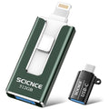 512GB USB Photo Memory Stick with USB C Adapter (Light Purple) H230
