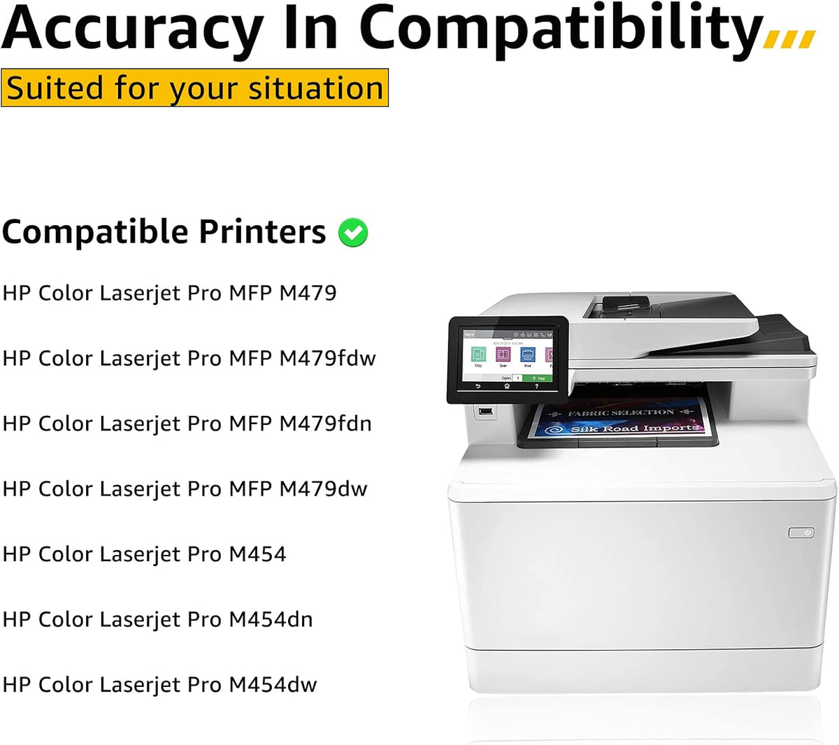 Compatible Toner Cartridge Replacement 4-Pack O813