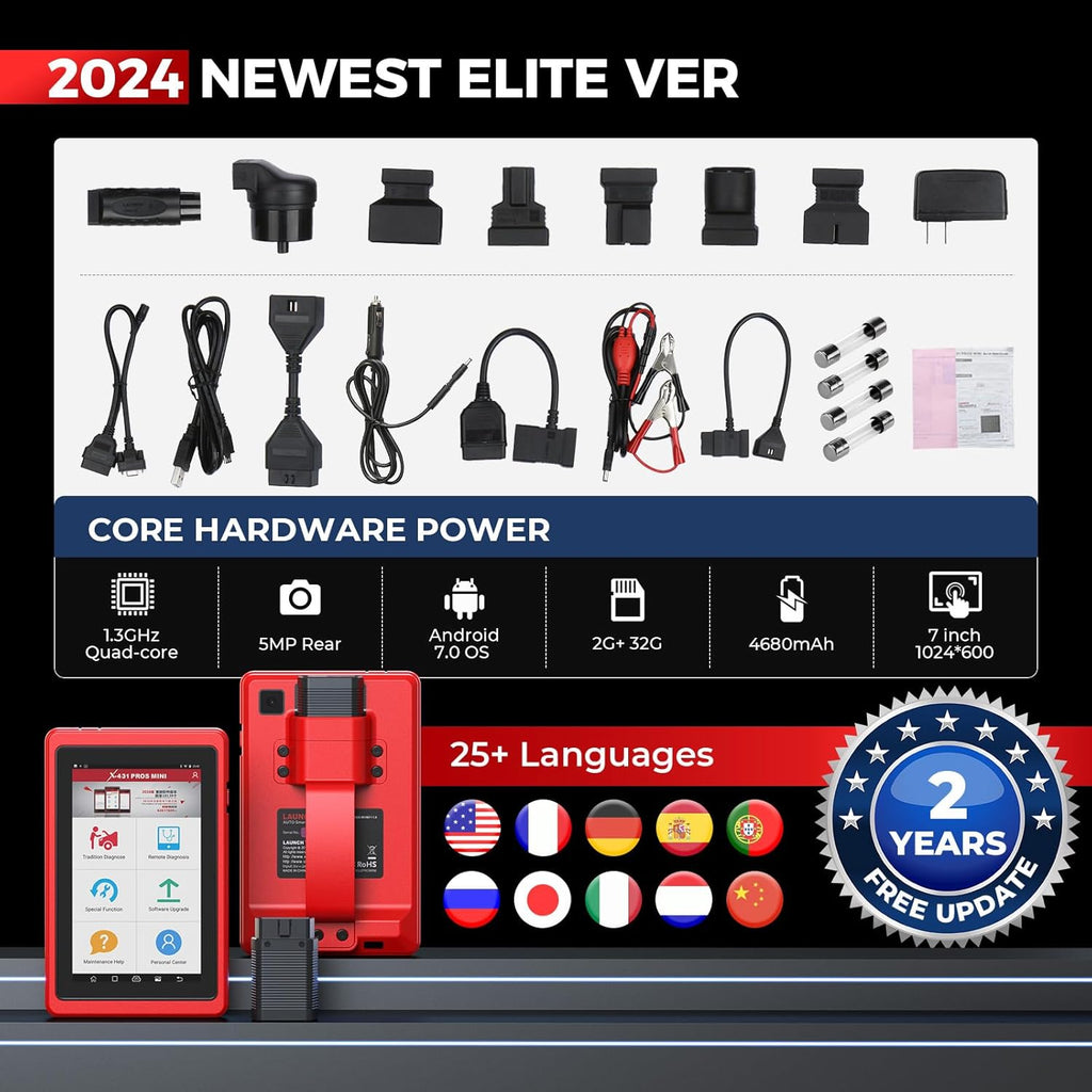 ECU Coding Diagnostic Scanner Bi-Directional Scanner with Bluetooth E15316