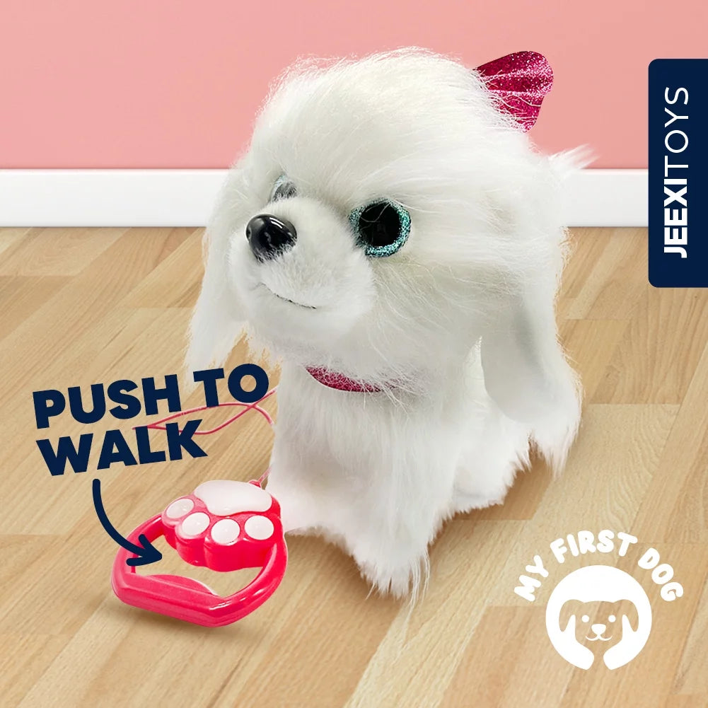 10" Plush Electronic Interactive Toy Dog with Remote Control P979