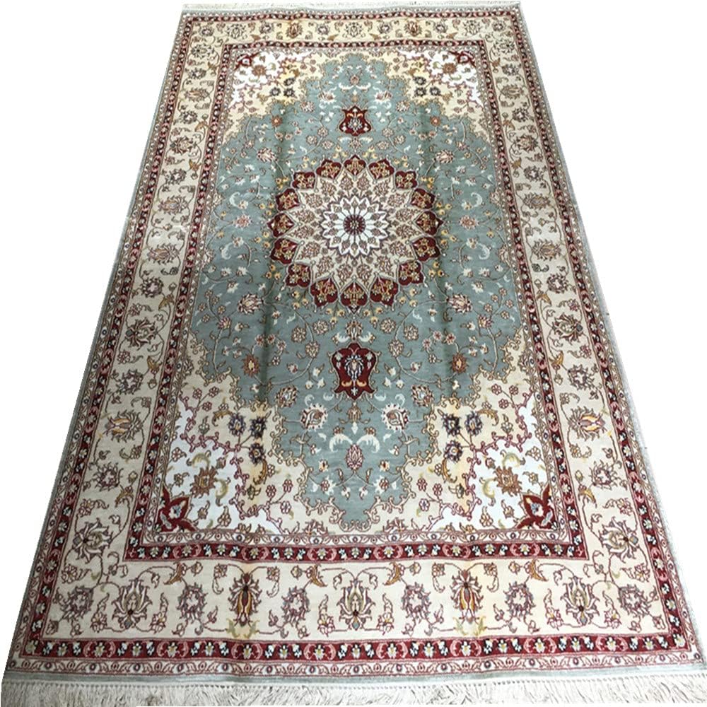 4ft x 6ft Handmade Silk Carpet N32457
