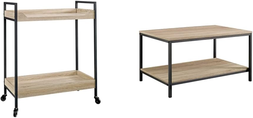 Cart, L: 32.76 x W: 17.28 x H: 36.02, Charter Oak finish Z46585