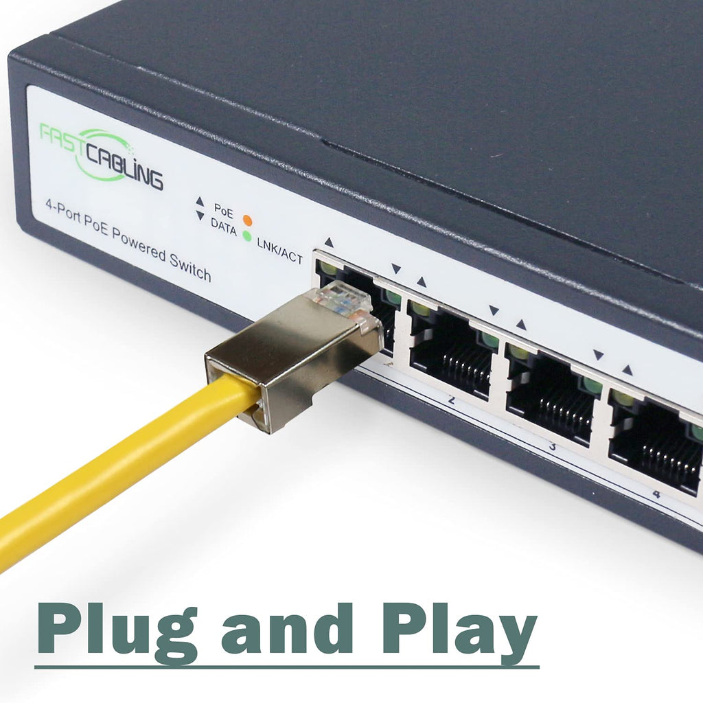 PoE Powered Switch, 65W Passthrough Power, IEEE802.3bt Standard Y79772
