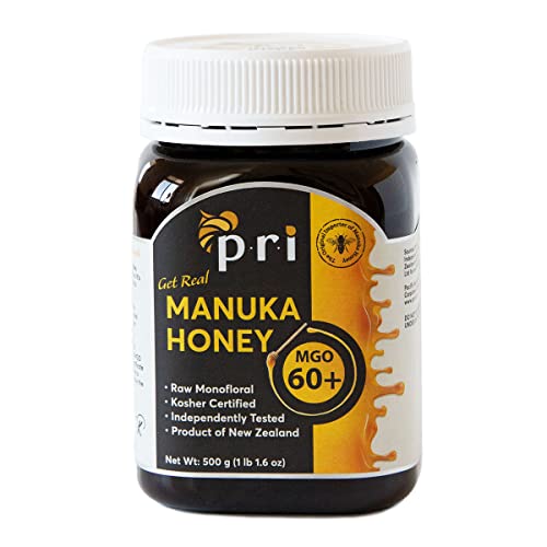 MGO 60+ Raw Monofloral Manuka Honey, 500g N465