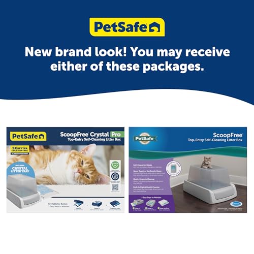 Self-Cleaning Cat Litterbox with Disposable Crystal Tray M16640