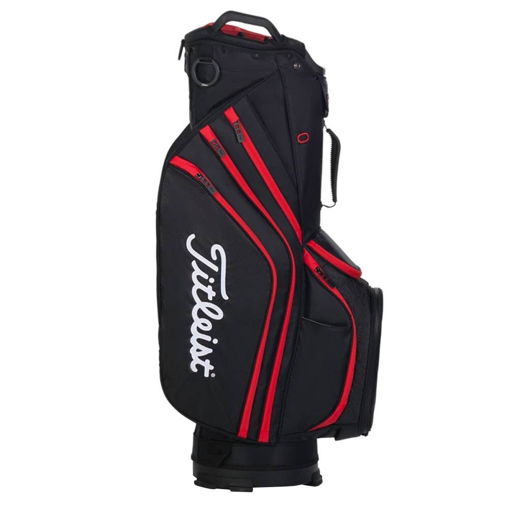 Black/Black/Red Lightweight Golf Bag T321