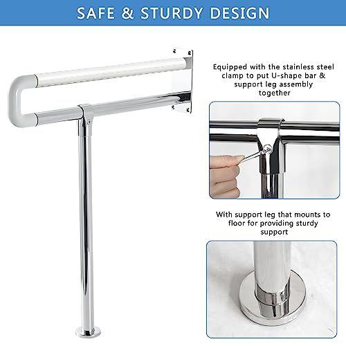 23.6 Inch Anti Slip Bathroom Grab Bar Y27592