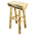 Montana 30 in. Half Log Bar Stool W8823