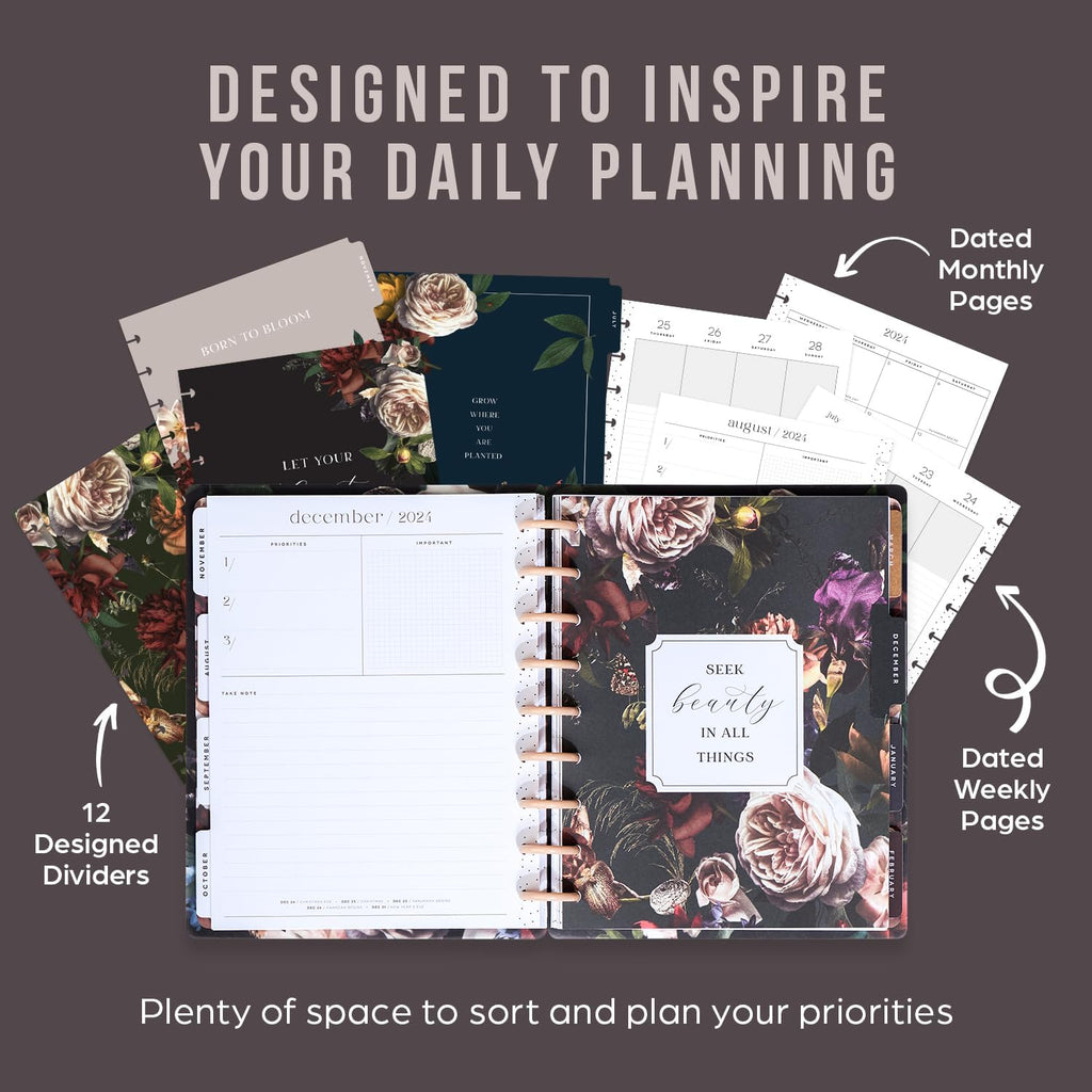12-Month Academic Planner, Classic Size, Vertical Layout, 7" x 9 1/4" Q166171