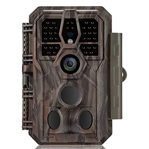 48MP 1296p Trail Camera with 100ft Night Vision O169