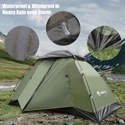 1/2 Person Ultralight Waterproof Backpacking Tent T132