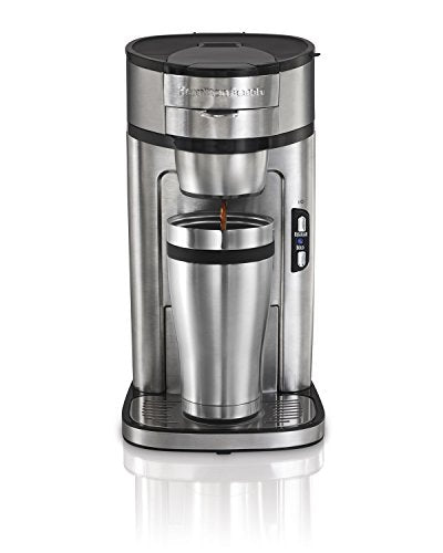 Single Serve Coffee Maker, Stainless Steel W76074