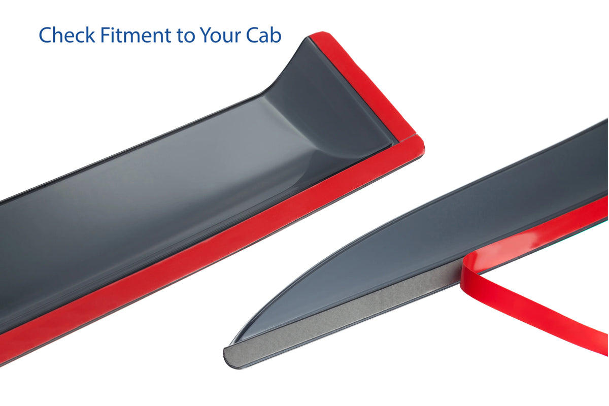 6 pcs Tape-on Window Deflectors F2655