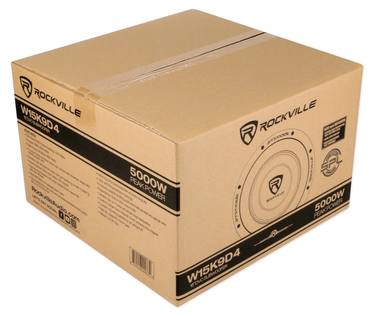 15" Dual 4-Ohm Car Audio Subwoofer 1250w RMS B851