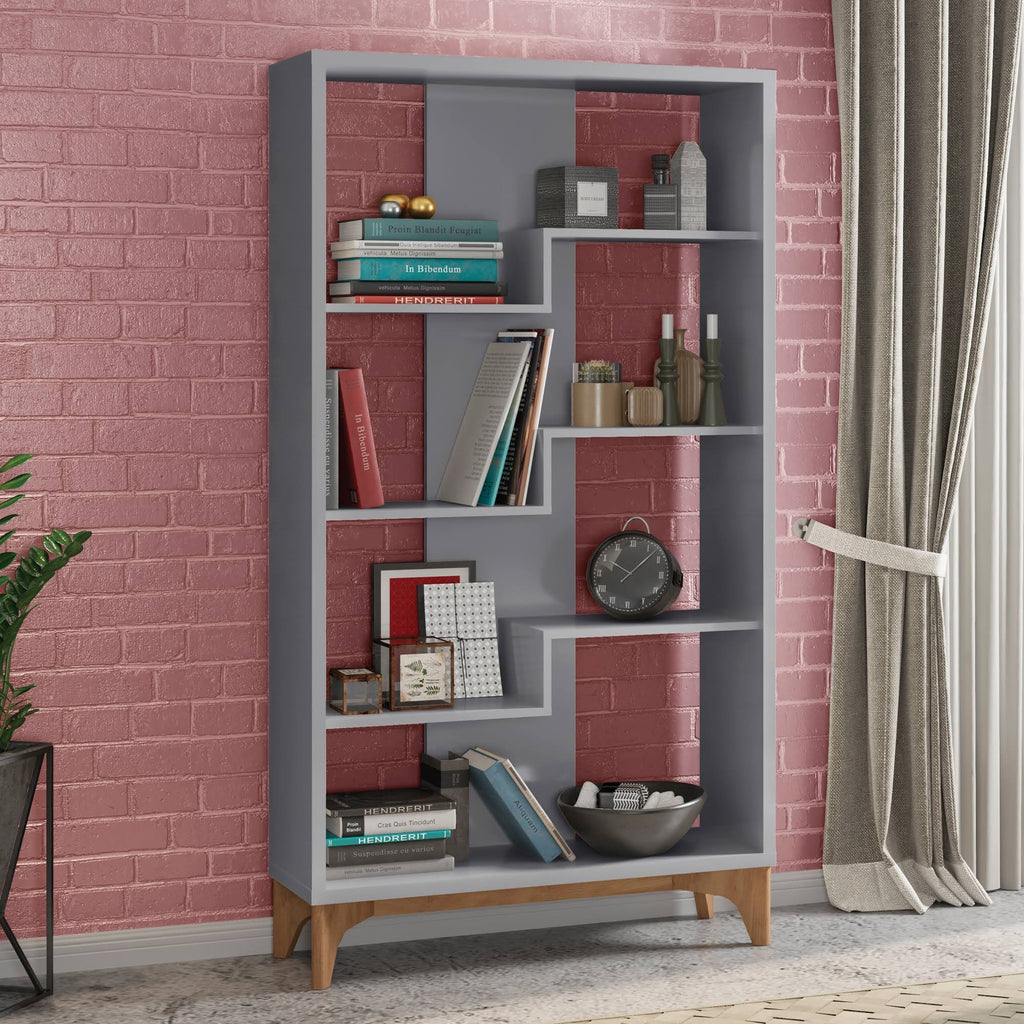 Grey Bookcase W256534